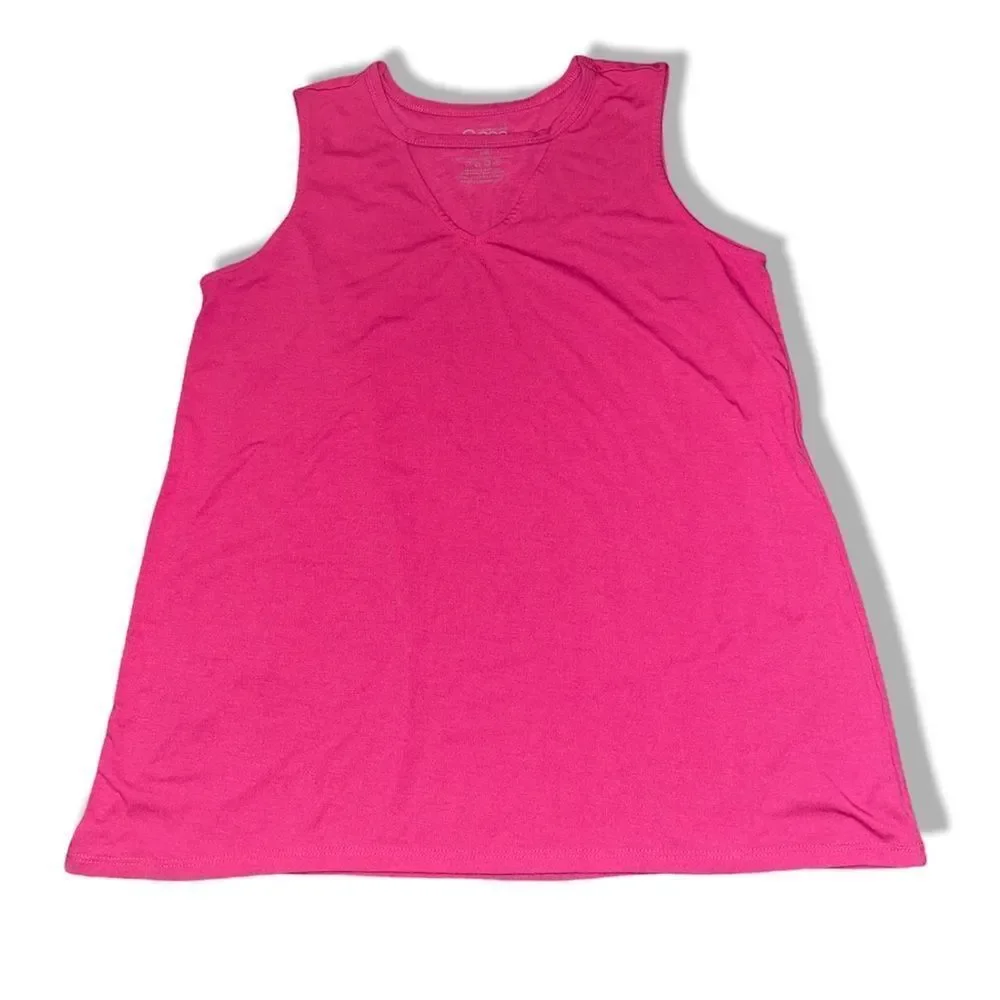 WAREHOUSE One Pink Sleeveless V-Neck Tank Top - Picture 7 of 9